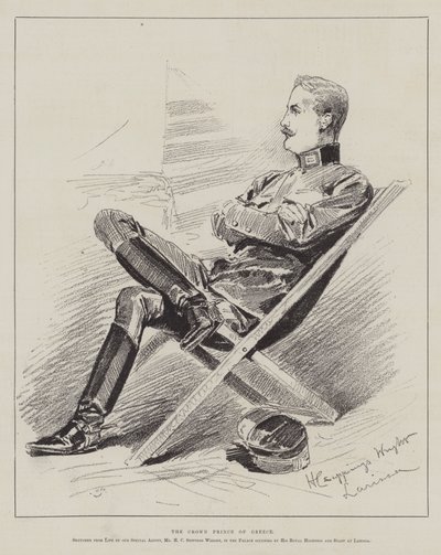 Le prince héritier de Grèce - Henry Charles Seppings Wright